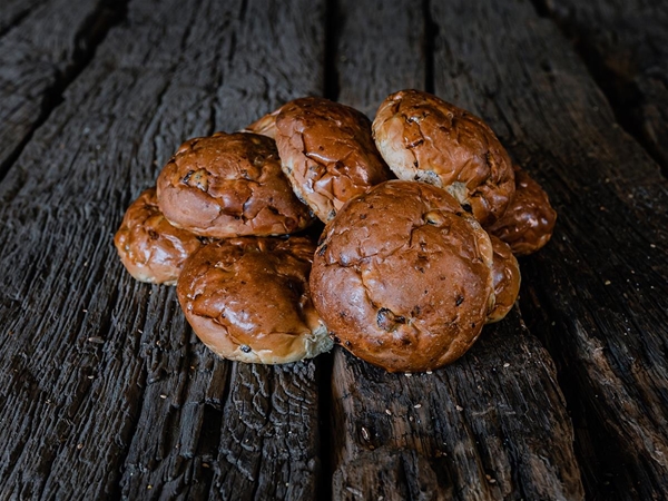 Mini krentenbollen 10 stuks