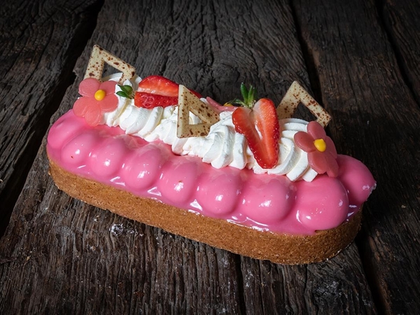 Aardbei bavaroise slof