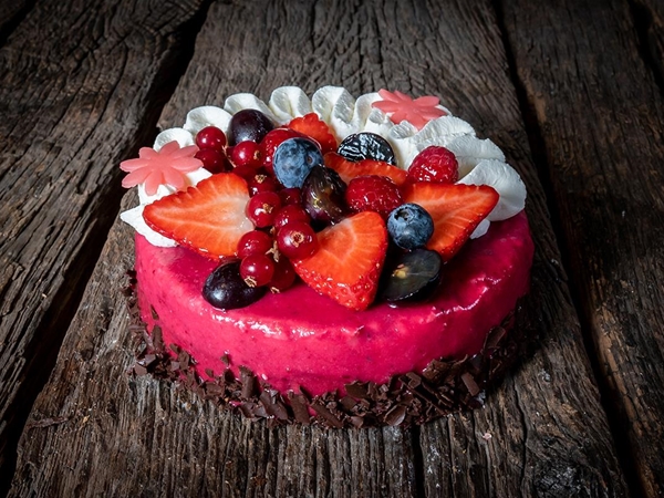 Bavaroise taartje rond