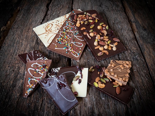 Breek chocolade per ons