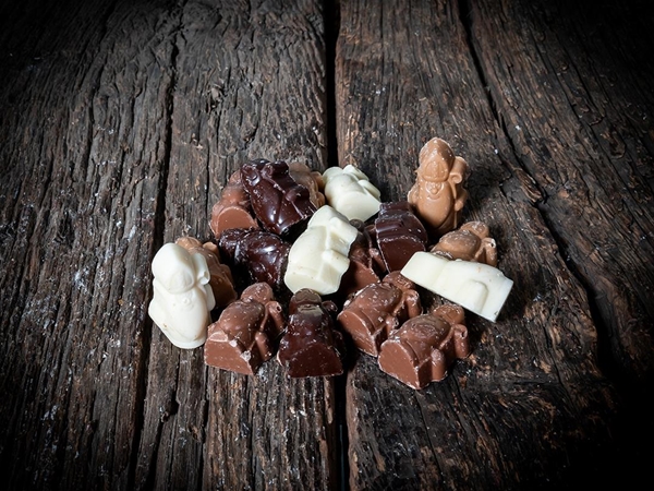 Sint chocolaatjes per ons