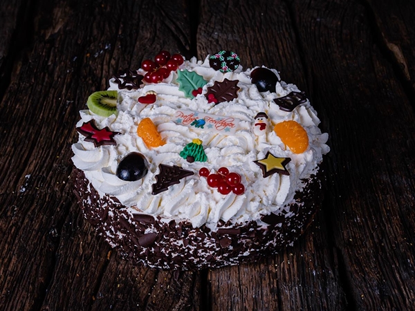 Kerst taart Slagroom 8 pers